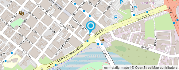 מפת הגעה אל בלו בר-BLU BAR