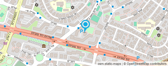 מפת הגעה אל עידן בית ספר לטניס