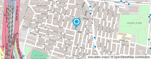 מפת הגעה אל מאפיית התקווה מזרחי