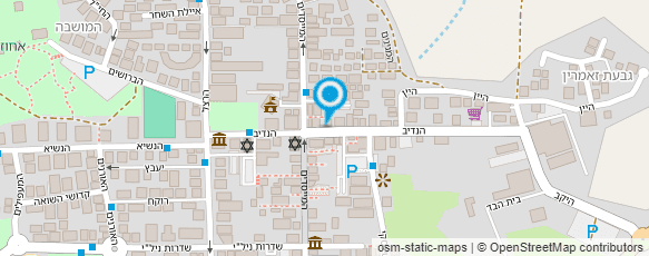 מפת הגעה אל סטודיו רביב