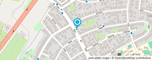 מפת הגעה אל ירקות עומר