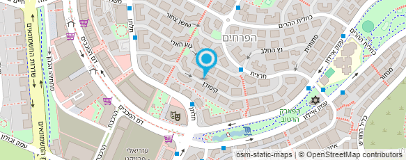 מפת הגעה אל מכולת קיפודן