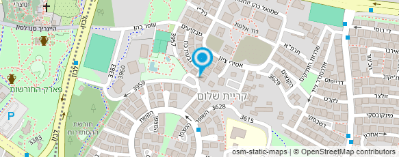 מפת הגעה אל המרכז לבריאות הגוף