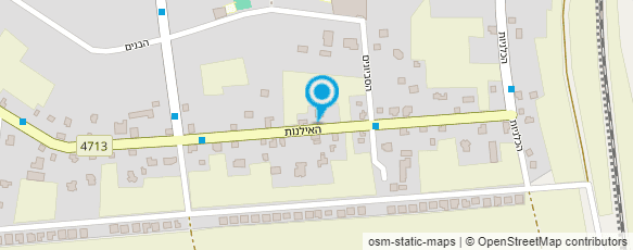 מפת הגעה אל תאטרון נדנדה