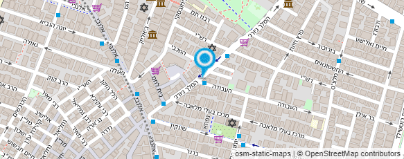 מפת הגעה אל דוד ספורט-נעלי ספורט