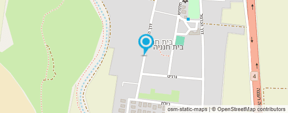 מפת הגעה אל משתלת שחר