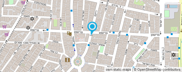 מפת הגעה אל ד"ר רם משה