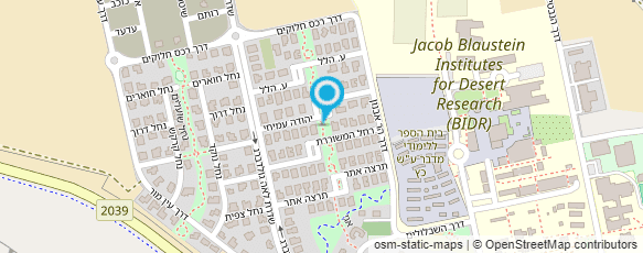 מפת הגעה אל מקום בצל