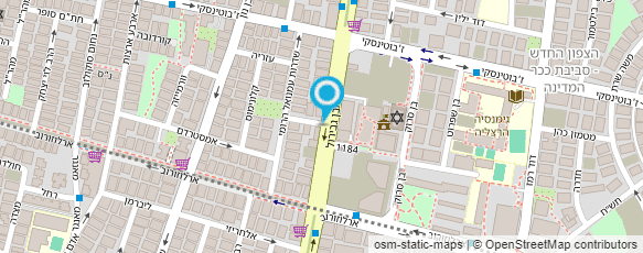 מפת הגעה אל בוטיק הילה Hila