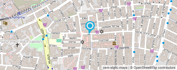 מפת הגעה אל וואש-נט Washnet