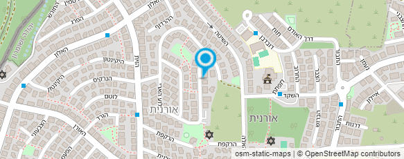 מפת הגעה אל שרותי בר אקסטזה