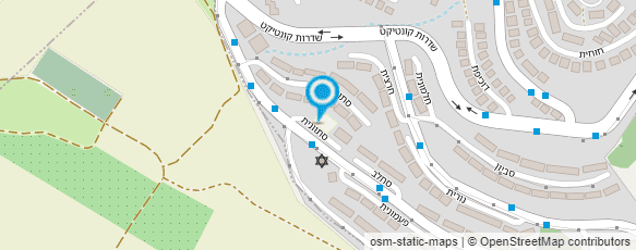 מפת הגעה אל מינימרקט האירוסים