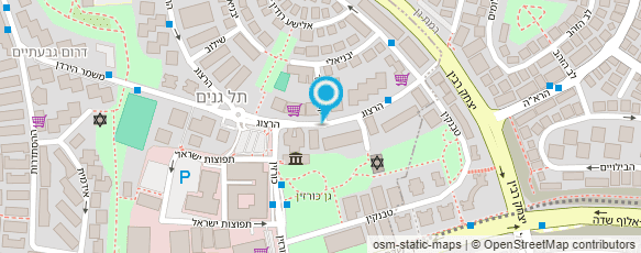 מפת הגעה אל מכון קורות לכתיבה ותיעוד ביוגראפיות