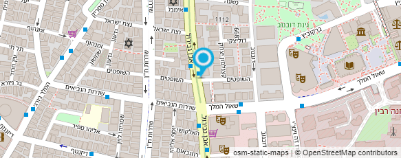 מפת הגעה אל המתפרה של טלי מפת הגעה אל המתפרה של טלי