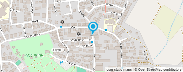 מפת הגעה אל צהרון במושבה