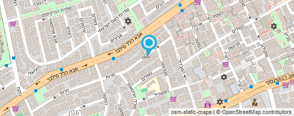 מפת הגעה אל גליה עיצוב גרפי