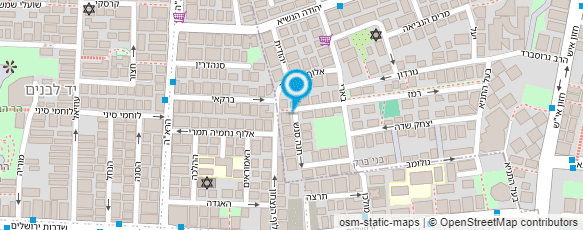 מפת הגעה אל חיה אברמסקי - עיצוב אירועים