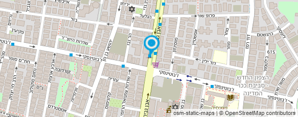 מפת הגעה אל בטי גורן-  קודם קול אמא