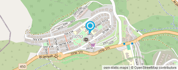 מפת הגעה אל מינימרקט צדוק