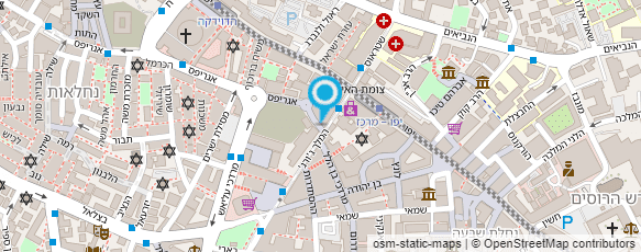 מפת הגעה אל טלי טל מידות גדולות לנשים