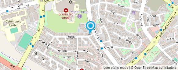 מפת הגעה אל סטודיו ליבי