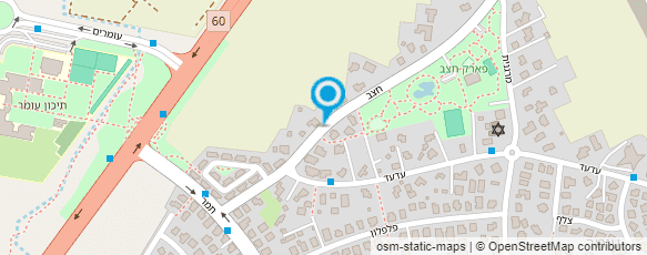 מפת הגעה אל מעדני משק ארזי-שמן זית ודבש