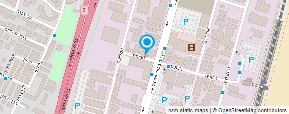 מפת הגעה אל עו"ד זיו כוכבה