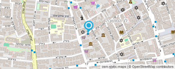 מפת הגעה אל כל פריט החל משקל