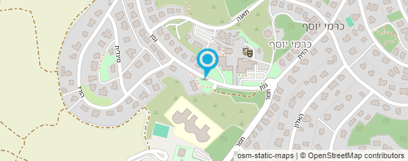 מפת הגעה אל כל בו כרמי יוסף