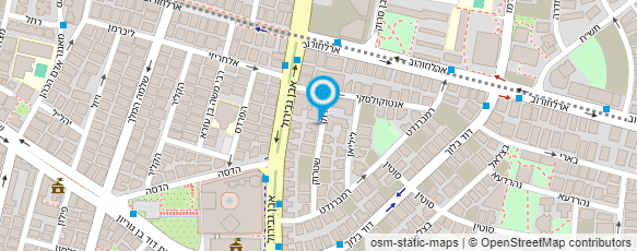 מפת הגעה אל סיורים בתל-אביב עם בשמת כוכב