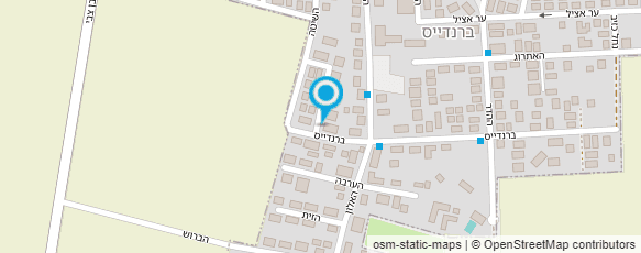 מפת הגעה אל נטשה ספרית מקצועית