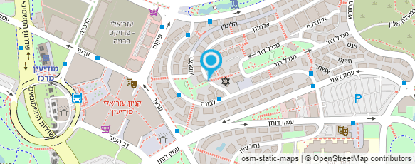 מפת הגעה אל "אנוש" העמותה הישראלית לבריאות הנפש