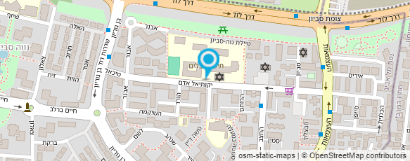 מפת הגעה אל סניף בני עקיבא אור יהודה