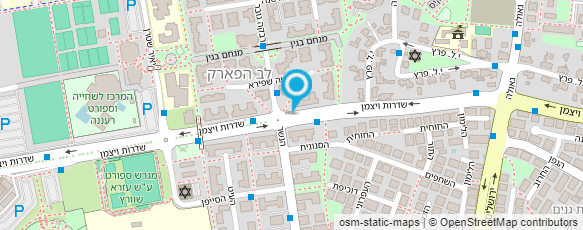 מפת הגעה אל רוני קדם מאמנת קואצ'ינג ומאמנת ריצה