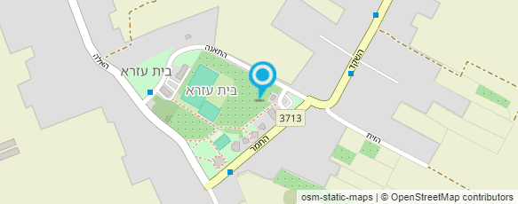 מפת הגעה אל עמותת כלבים בשרות אנשים