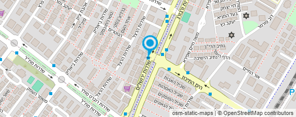 מפת הגעה אל כף זכות קפה על הדרך