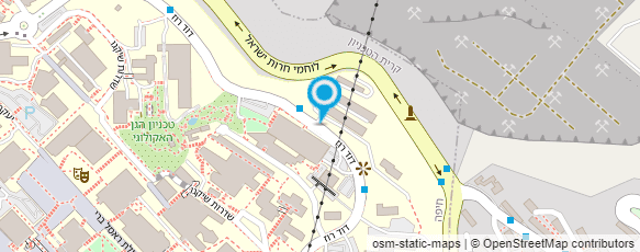 מפת הגעה אל הנדסה כימית - טכניון