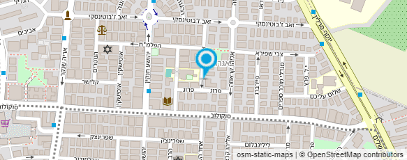 מפת הגעה אל מירבי Meravi בגדי מעצבים