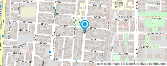 מפת הגעה אל גולדברג שחר-מאמן אישי