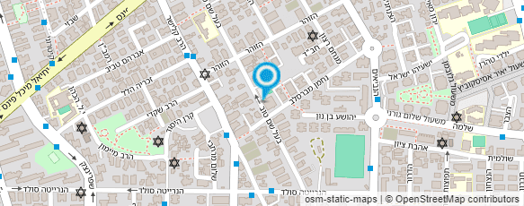 מפת הגעה אל מתנ"ס לזרוס פ"ת