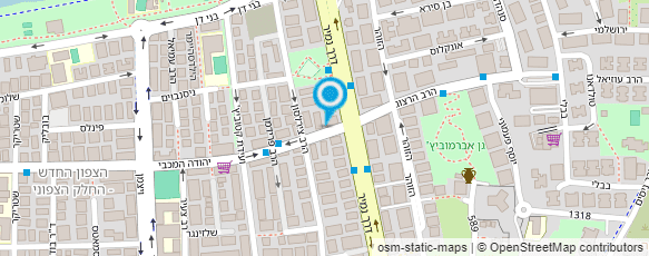 מפת הגעה אל פרופ' ענבר משה