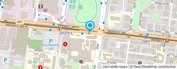 מפת הגעה אל פרופ' בניאל ג'ק (יעקב)