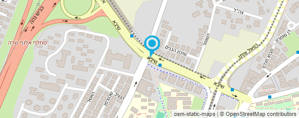 מפת הגעה אל פרופ' רביב