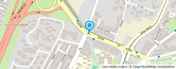 מפת הגעה אל פרופ' שינפלד יהודה