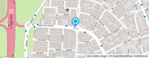 מפת הגעה אל המקום של שרון