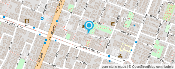 מפת הגעה אל נינה דיזיין Nina Design