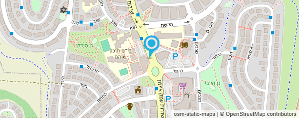 מפת הגעה אל שוהם מרכז אמנויות הבמה