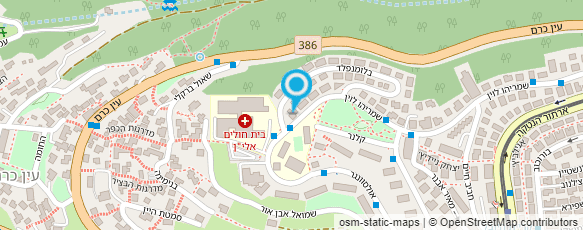 מפת הגעה אל מסלול-מרכז ספורט טיפולי לילדים