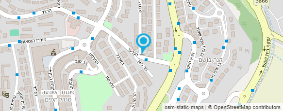 מפת הגעה אל המספרה של אופיר