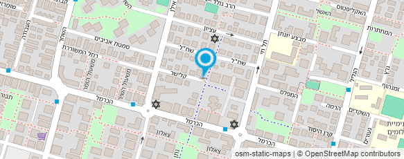 מפת הגעה אל נעמי מרכזי - המרכז לנטרופתית